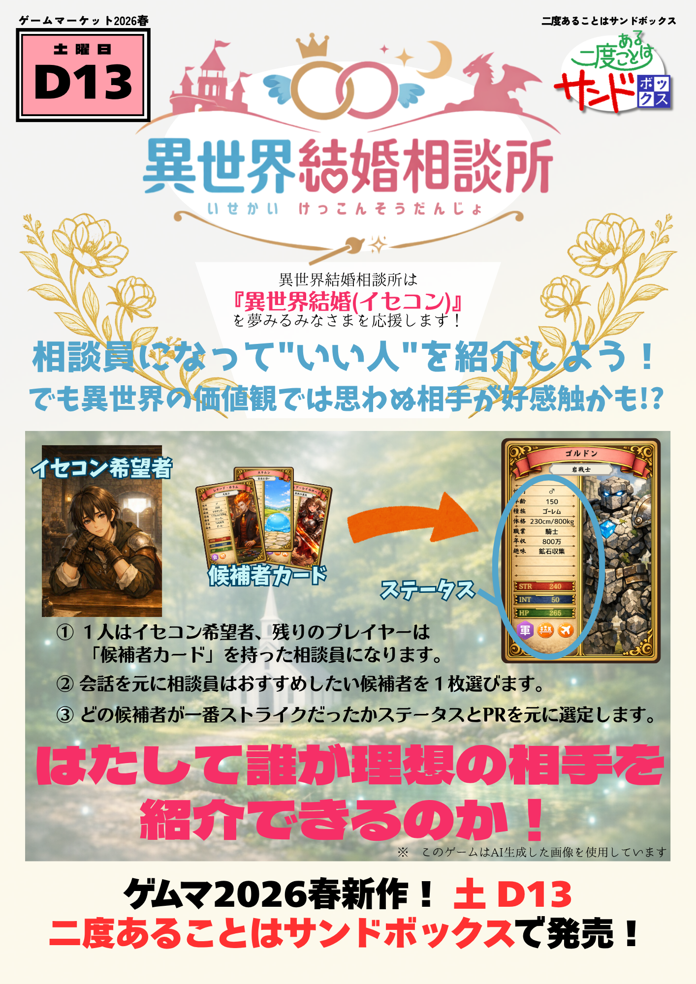 異世界結婚相談所 チラシ